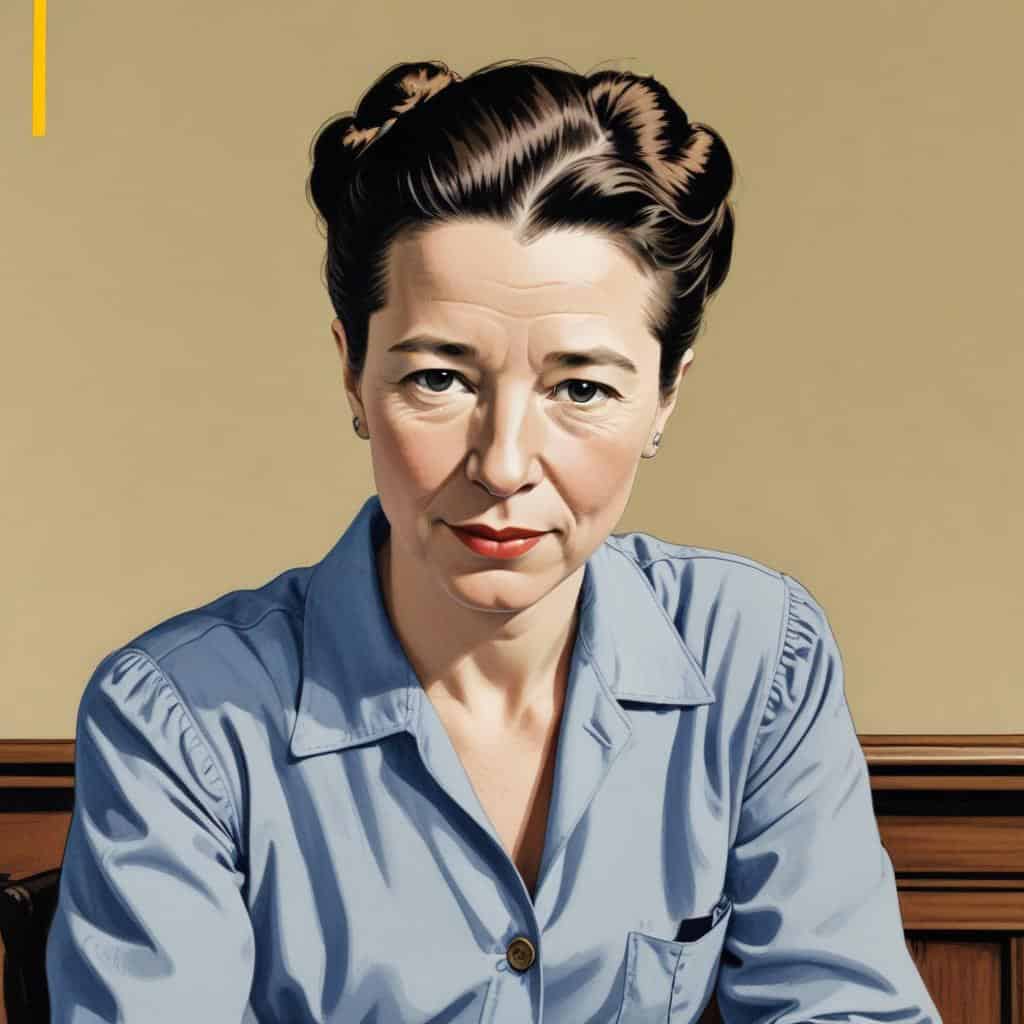4. Simone de Beauvoir