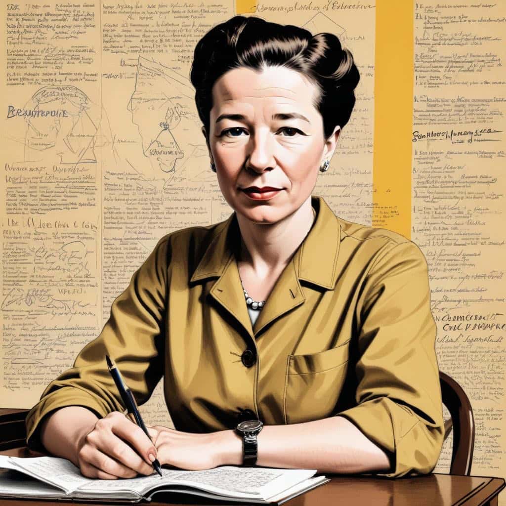 5. Simone de Beauvoir