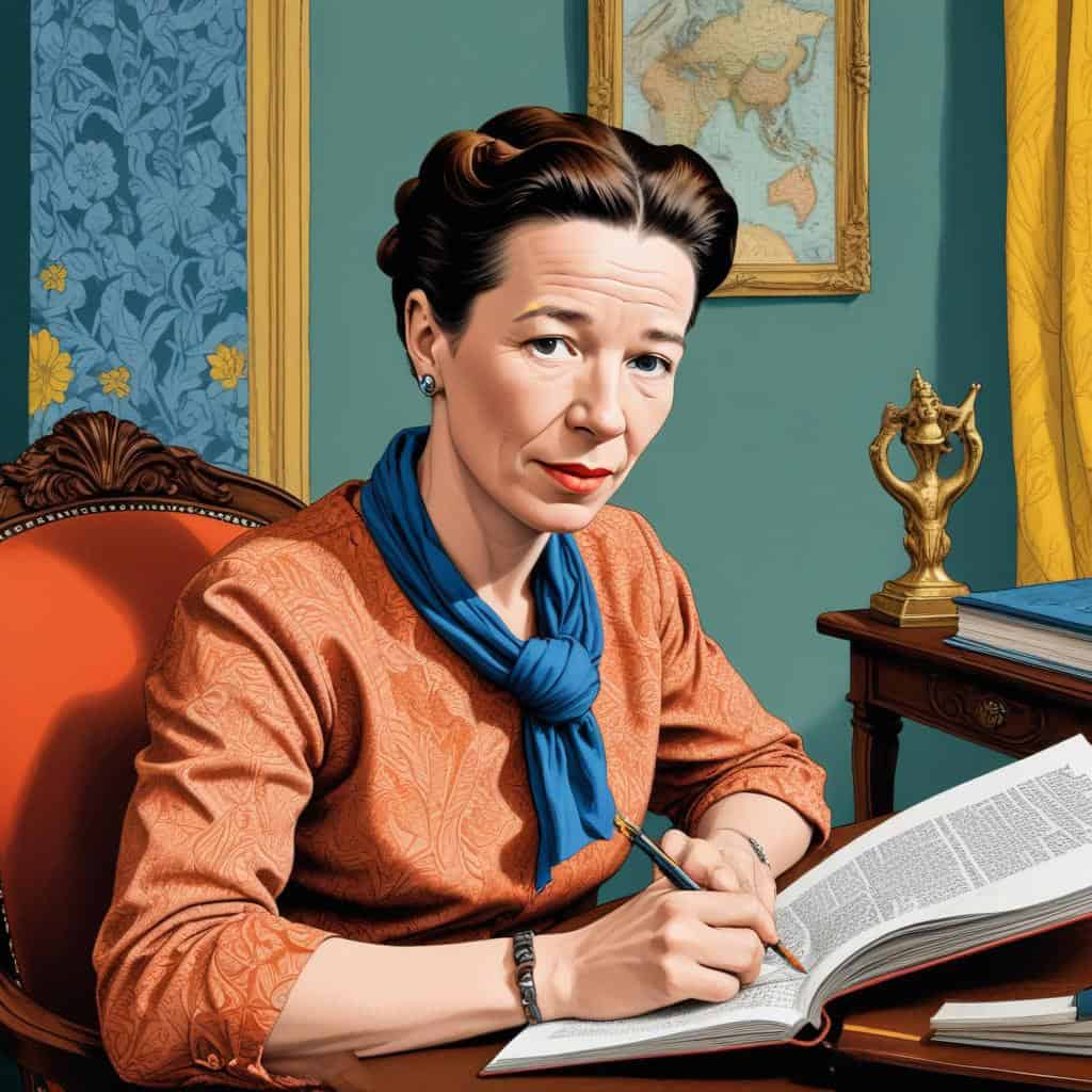 5. Simone de Beauvoir