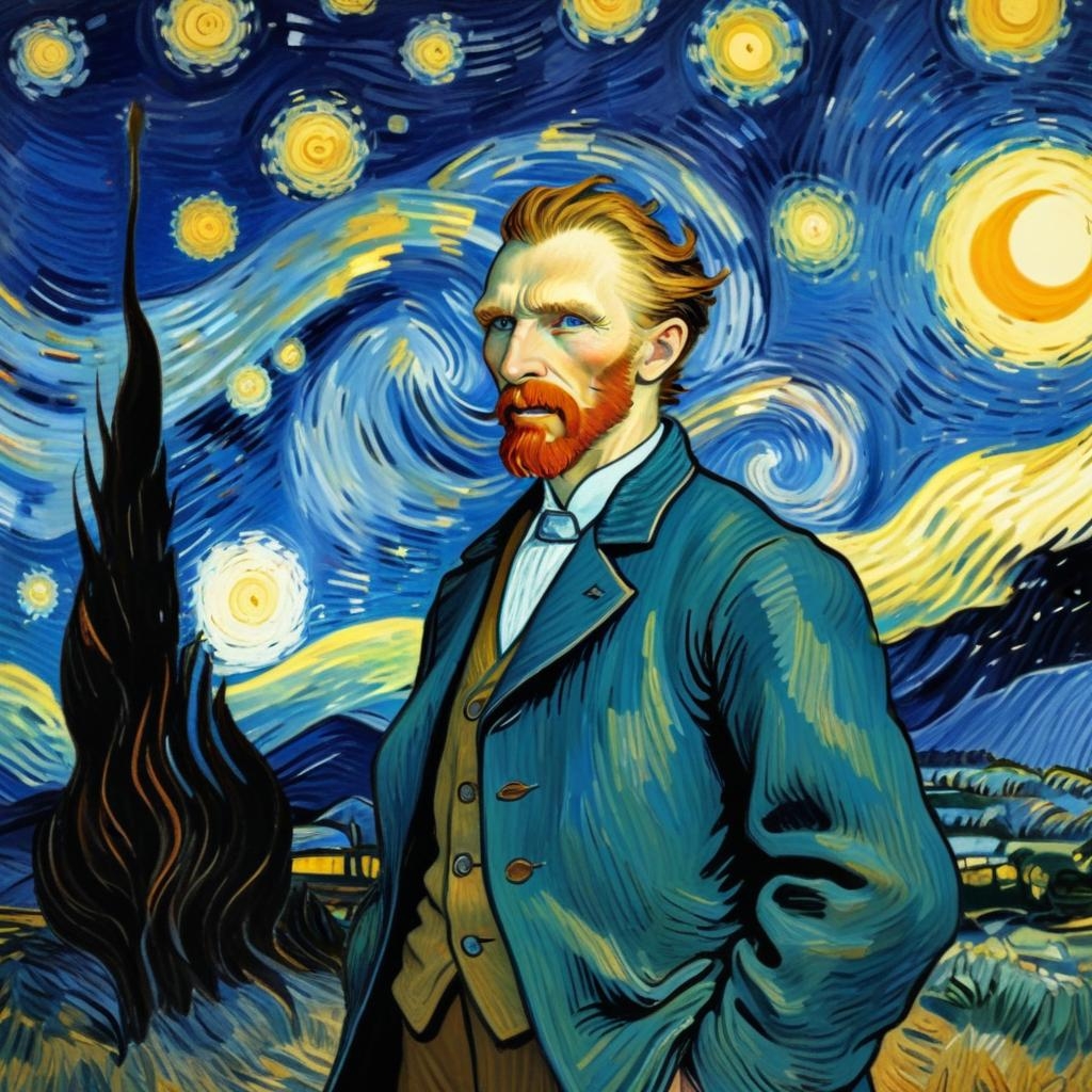 Vincent van Gogh and Starry Night