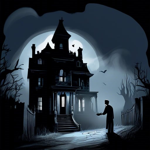 The Arrival at the House of Usher