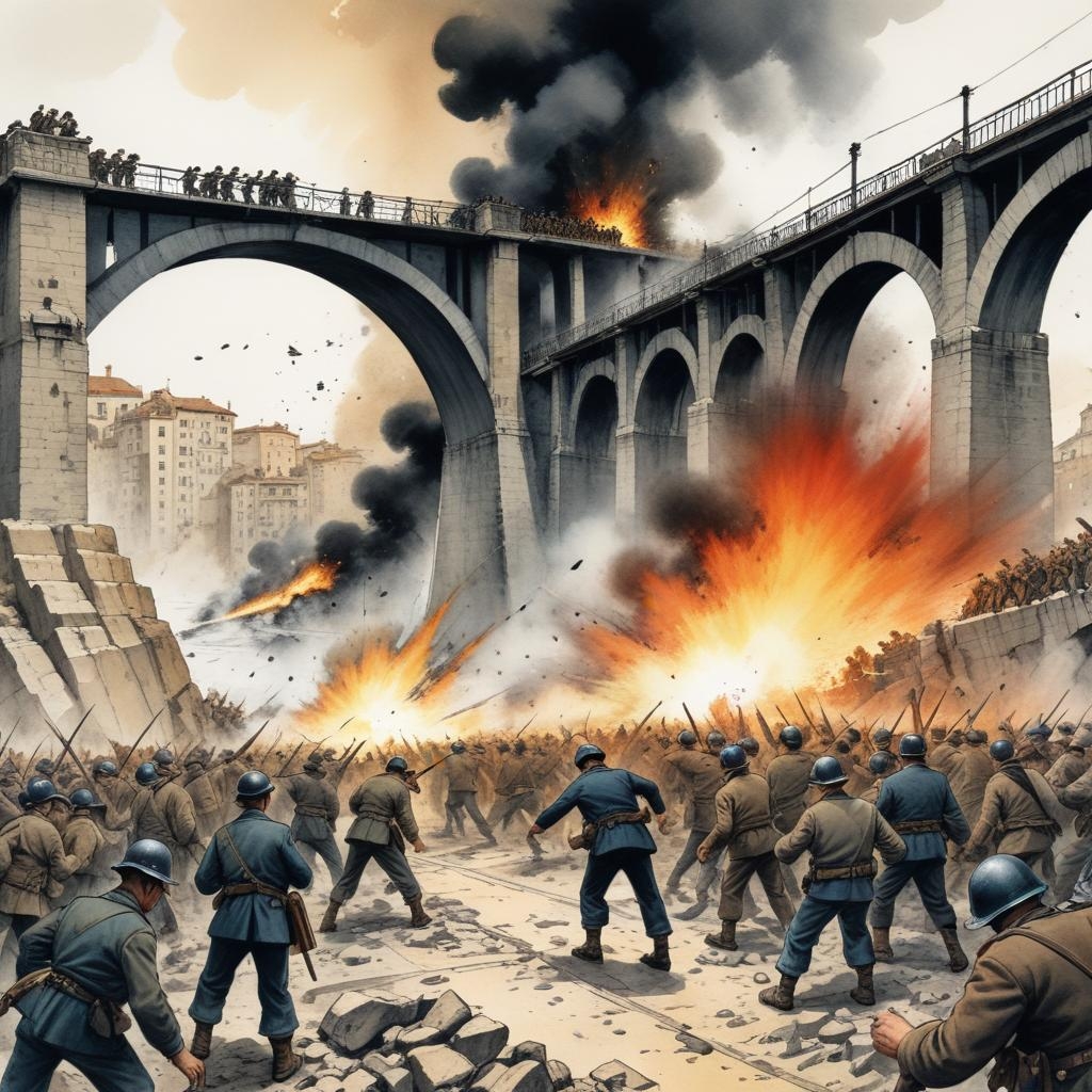 The Attack on the Bridge