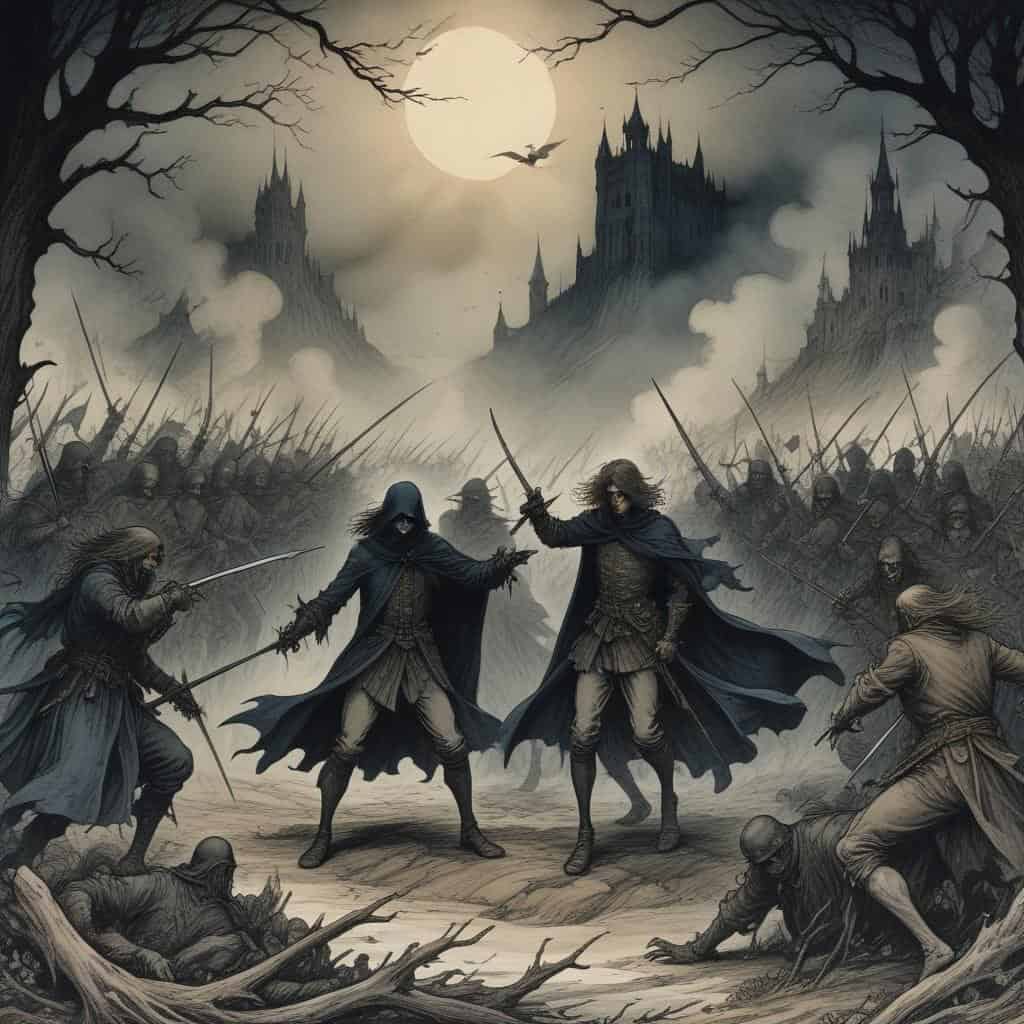 The Battle with the Phantom Gang