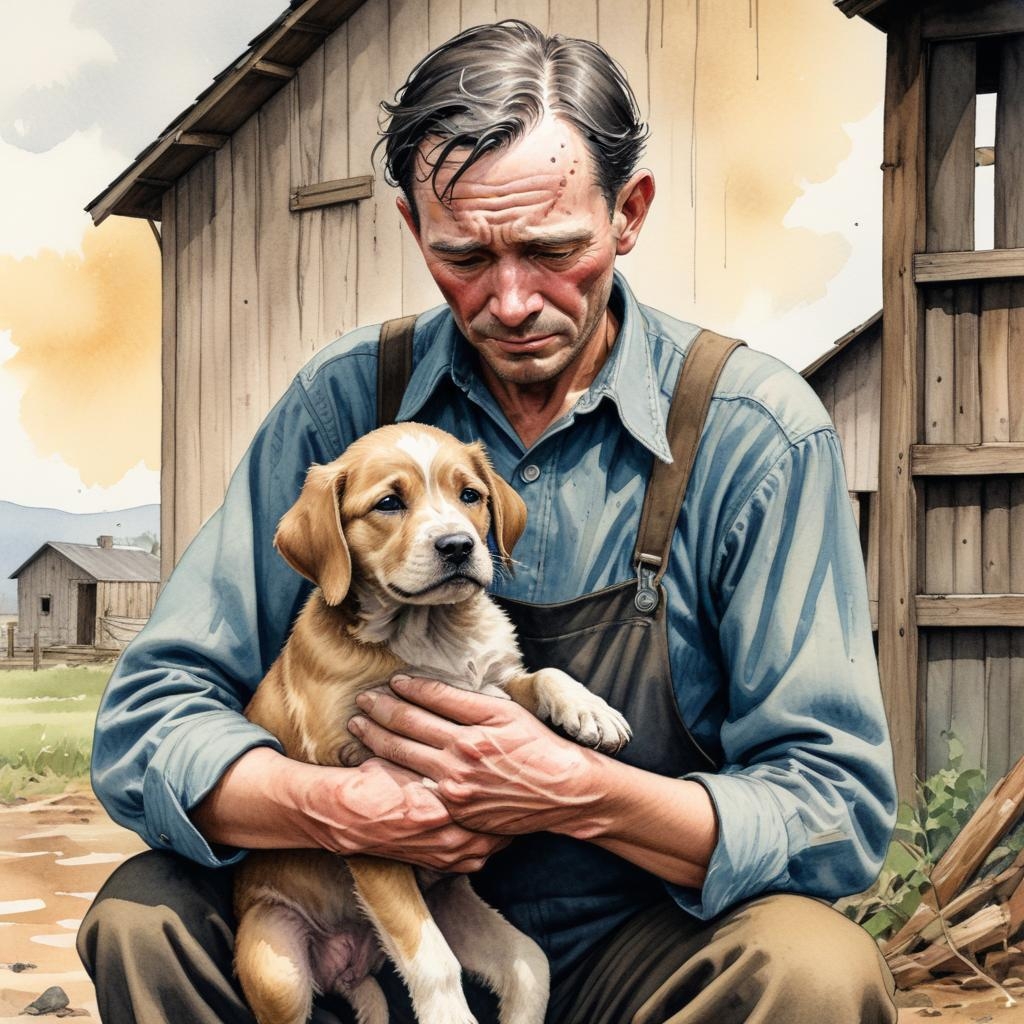 3. Lennie Accidentally Kills His Puppy