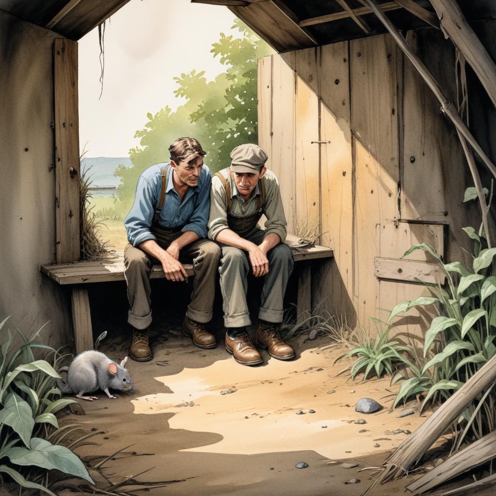 7. George Finds Lennie at the Hiding Spot