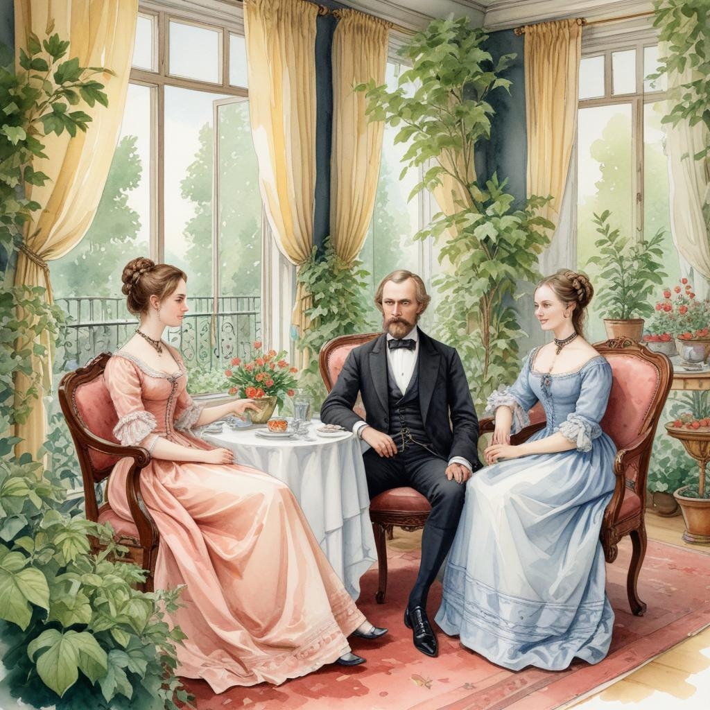 The Peaceful Life of the Rostov Family