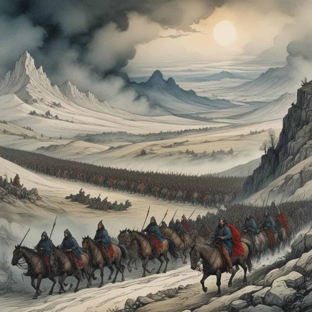 Olenins Arrival in the Caucasus