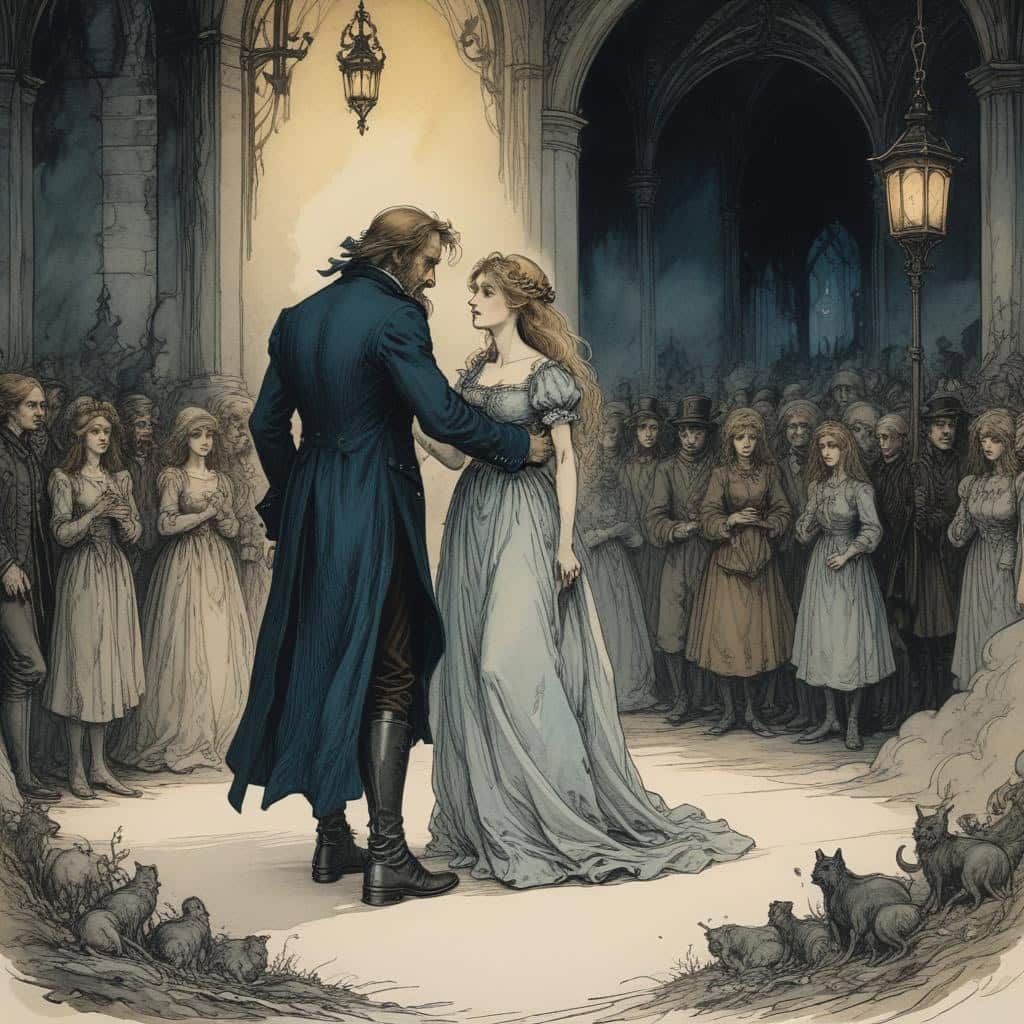 The arrival of Professor Serebryakov and his young wife Yelena