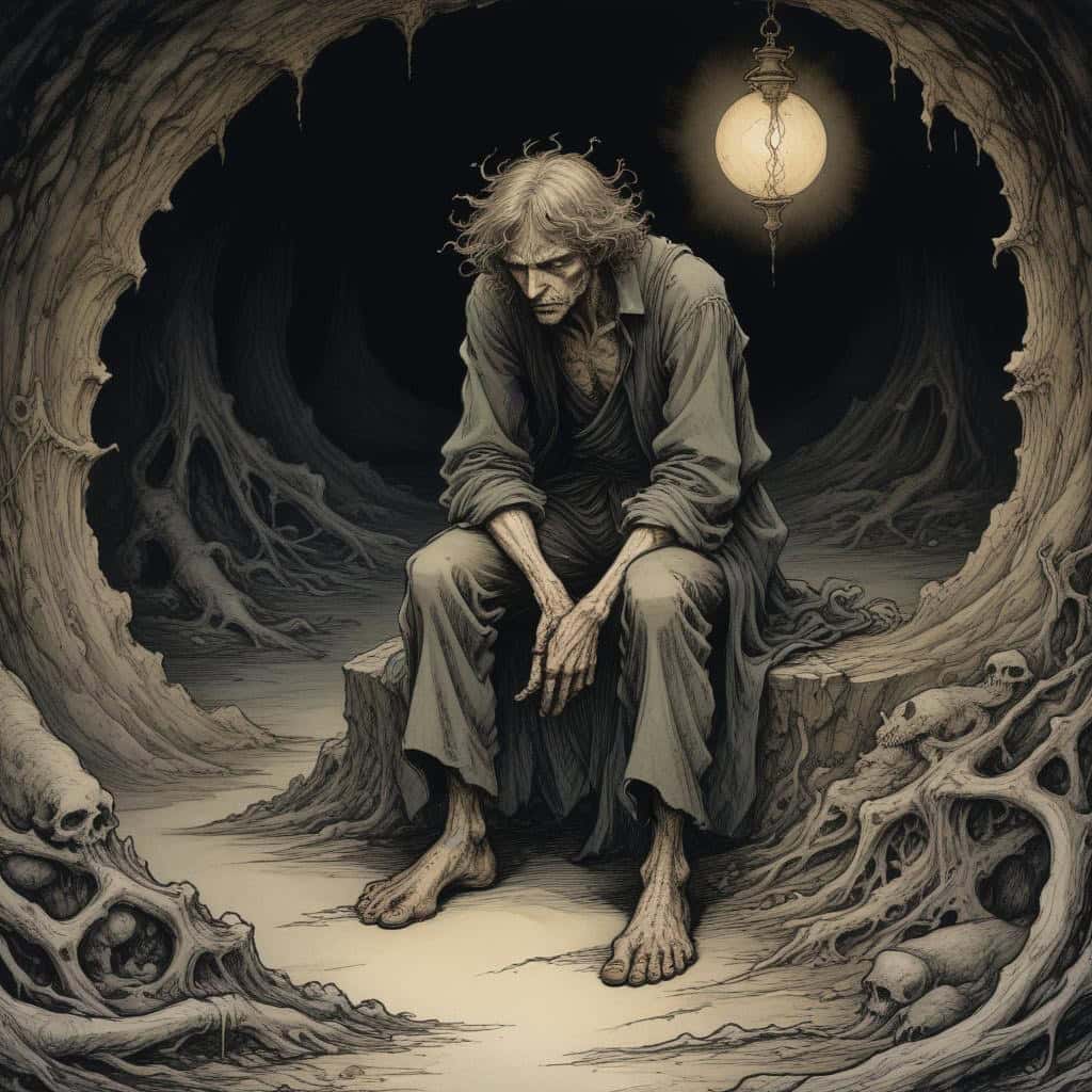 The Underground Mans Destructive Behavior