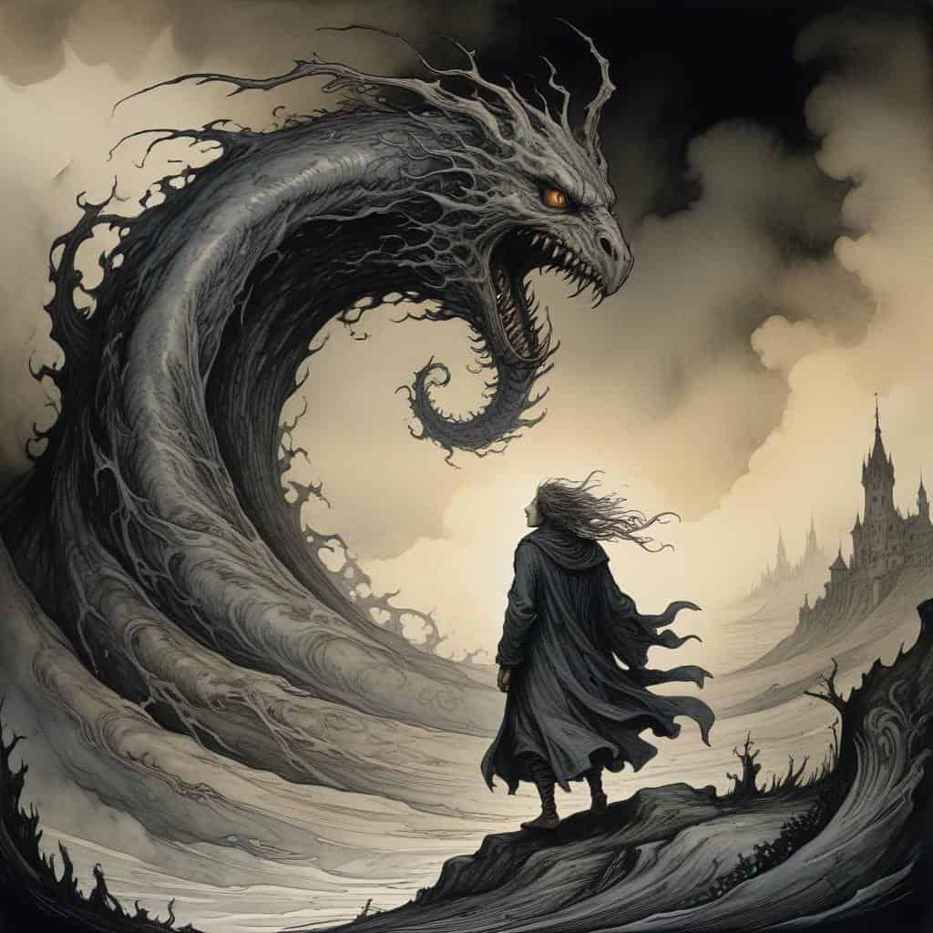 Encounter with his double