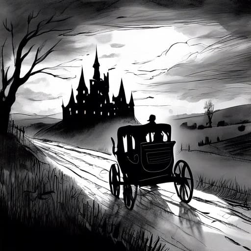 The Arrival of Jonathan Harker in Transylvania