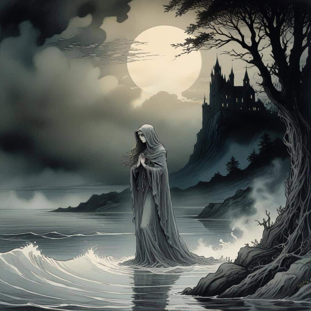 The Lady of the Shroud: A Synopsis