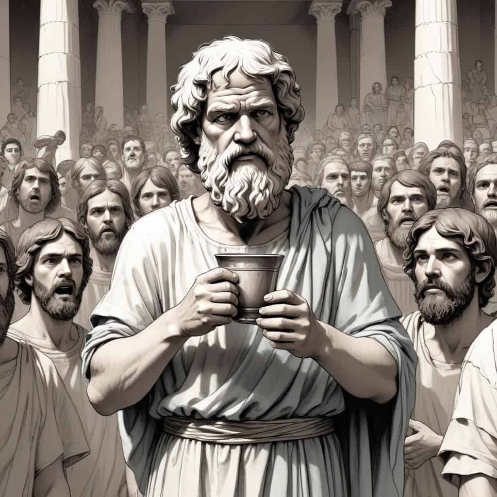 6. The execution of Socrates