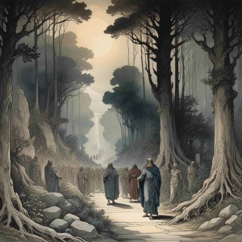 Oedipus Seeks Refuge at Colonus