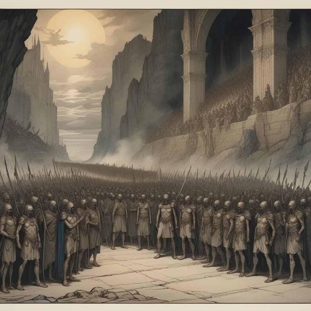 The Sons of Oedipus Arrive