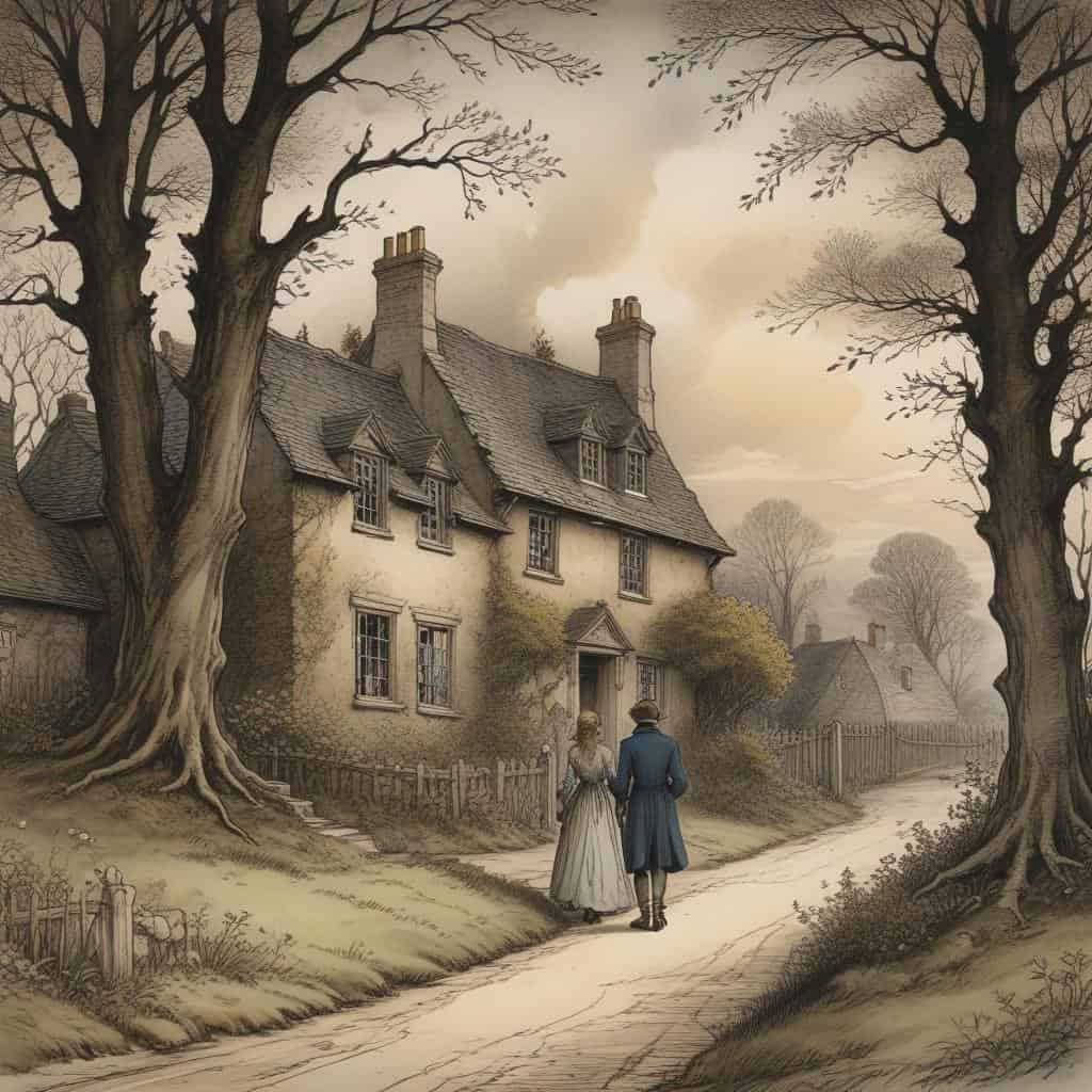 The Arrival at the Old Manse