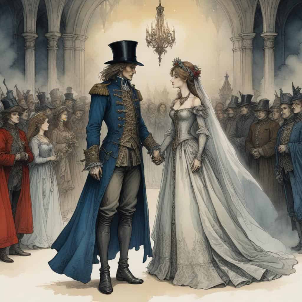 Ruslan and Ludmila Meet at the Wedding