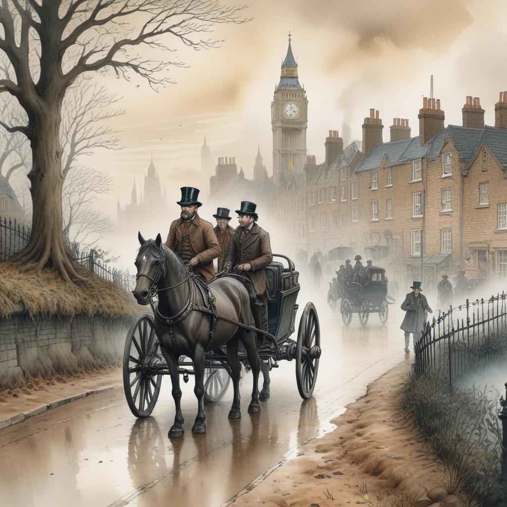 Nicholas and Smikes Journey to London