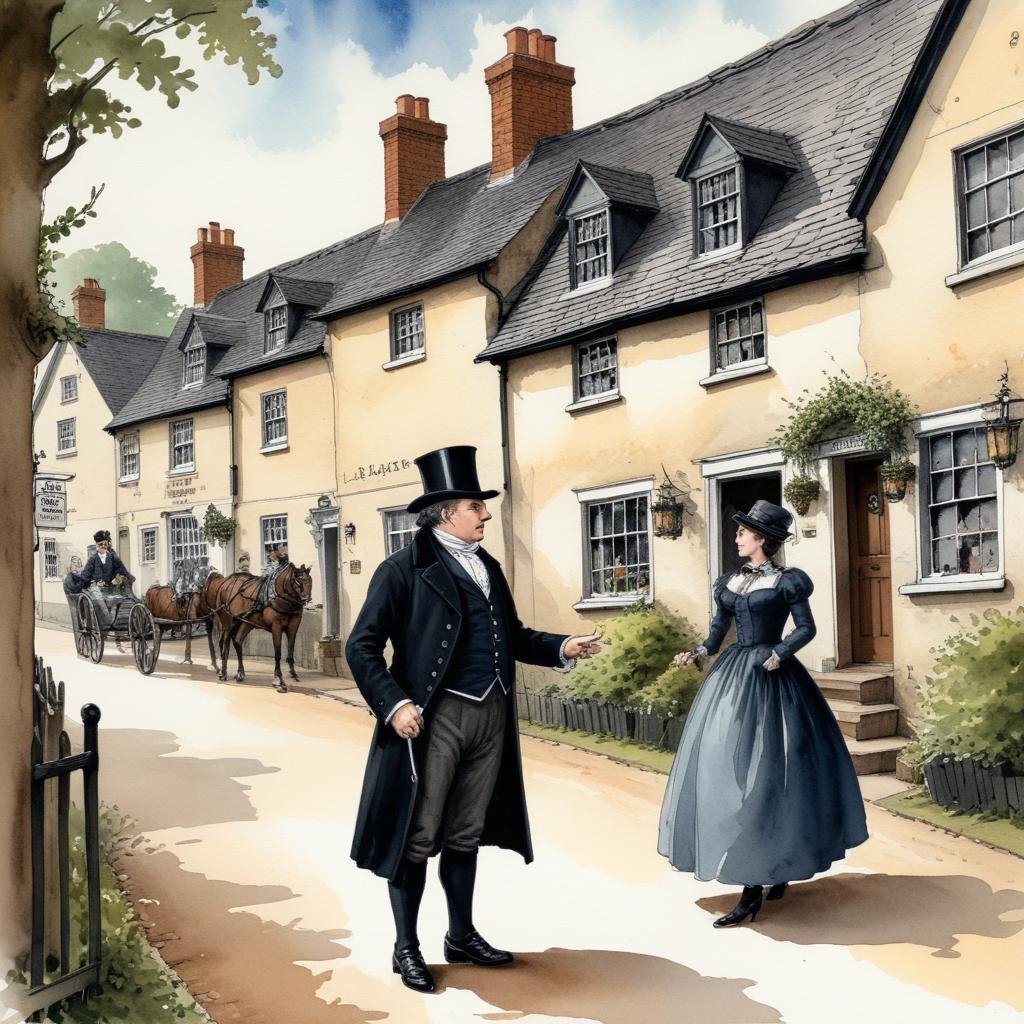 The Mysterious Lady in Black