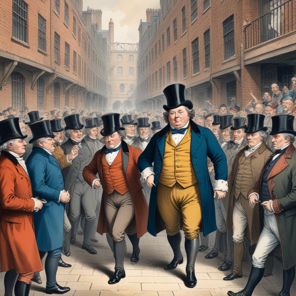 The Fleet Prison and Mr. Pickwick’s Arrest