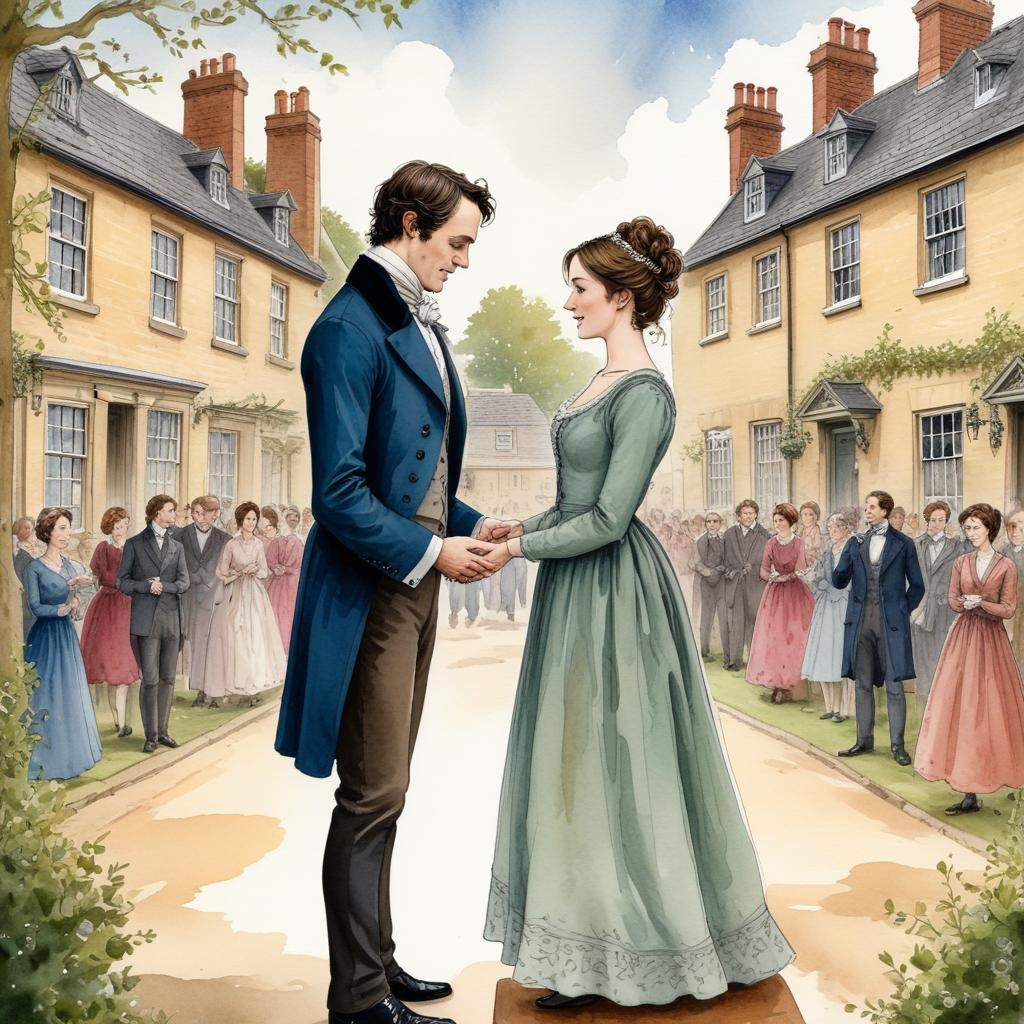 The Engagement of Emma and Mr. Knightley
