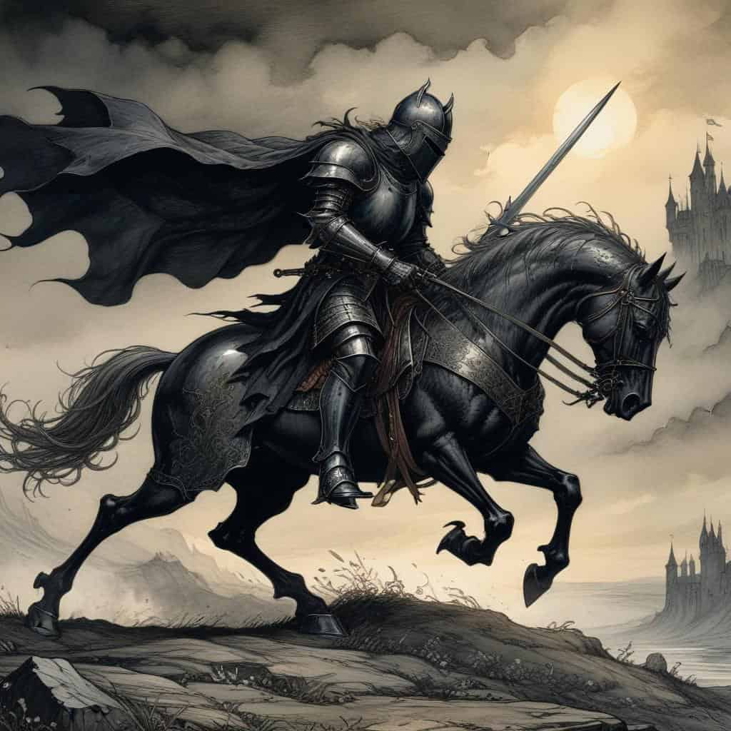 The Encounter with the Black Knight