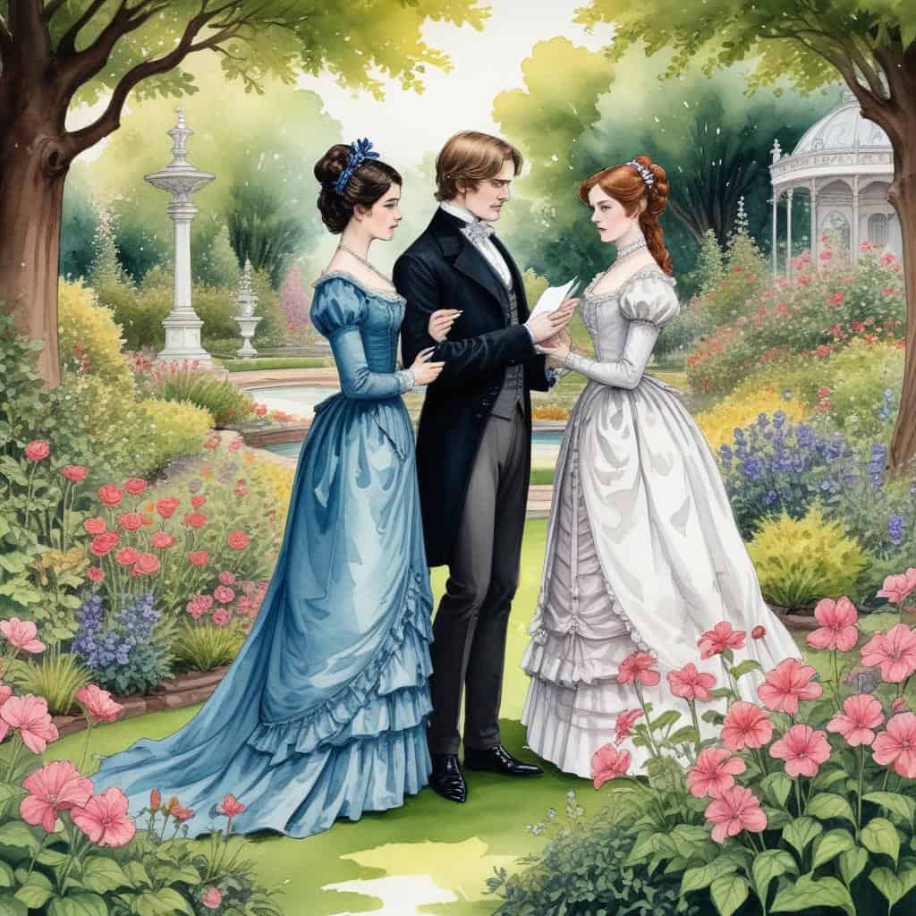 The women discover the deception