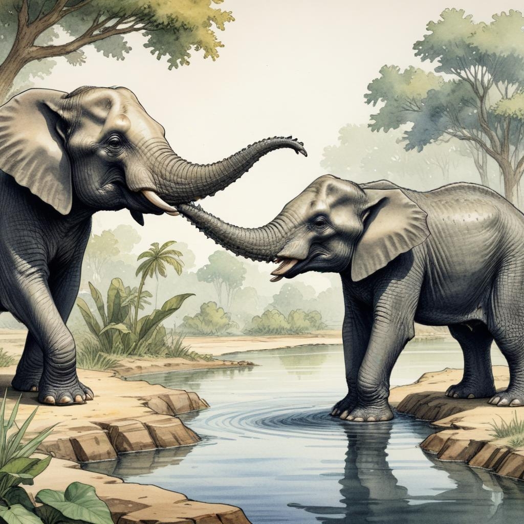 How the Elephant Got Its Trunk