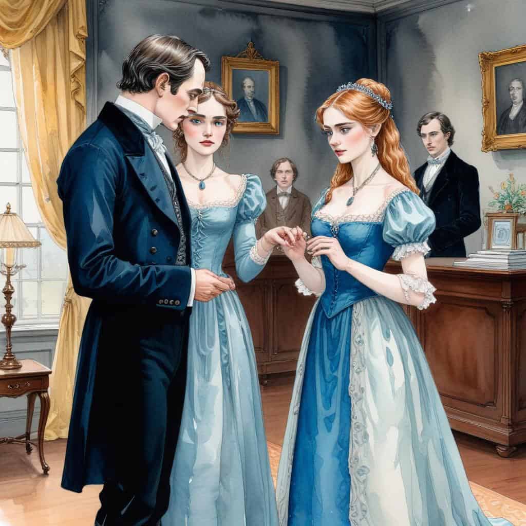 3. Elfride becomes engaged to Knight