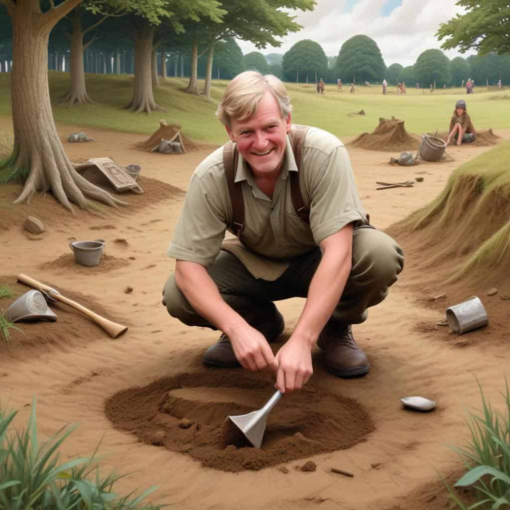 Archaeologist Basil Brown