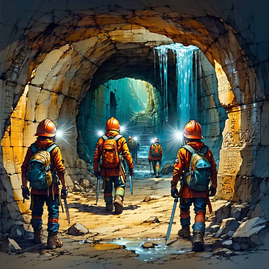 Exploring the Underground Tunnels