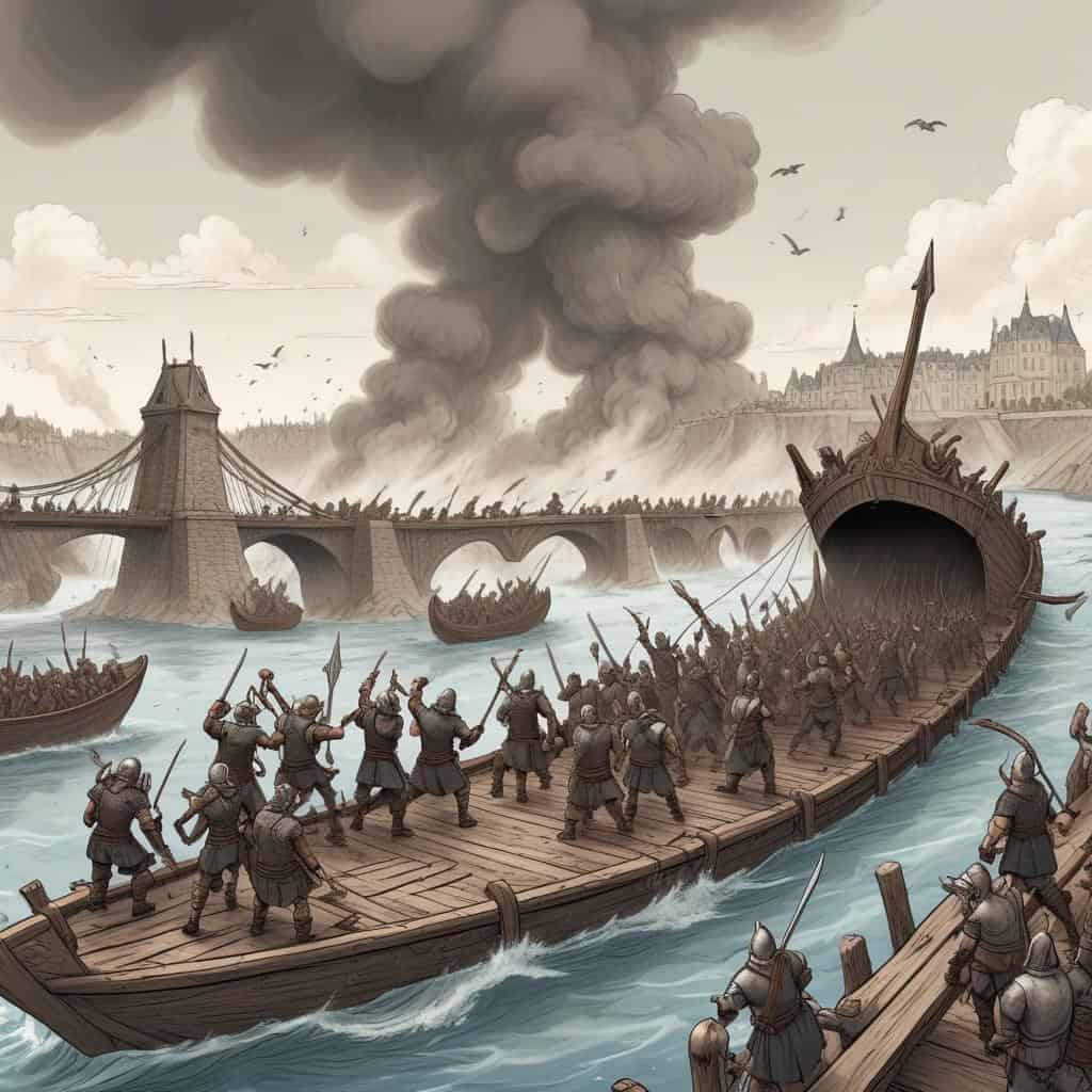The Attack on the Floating Bridge