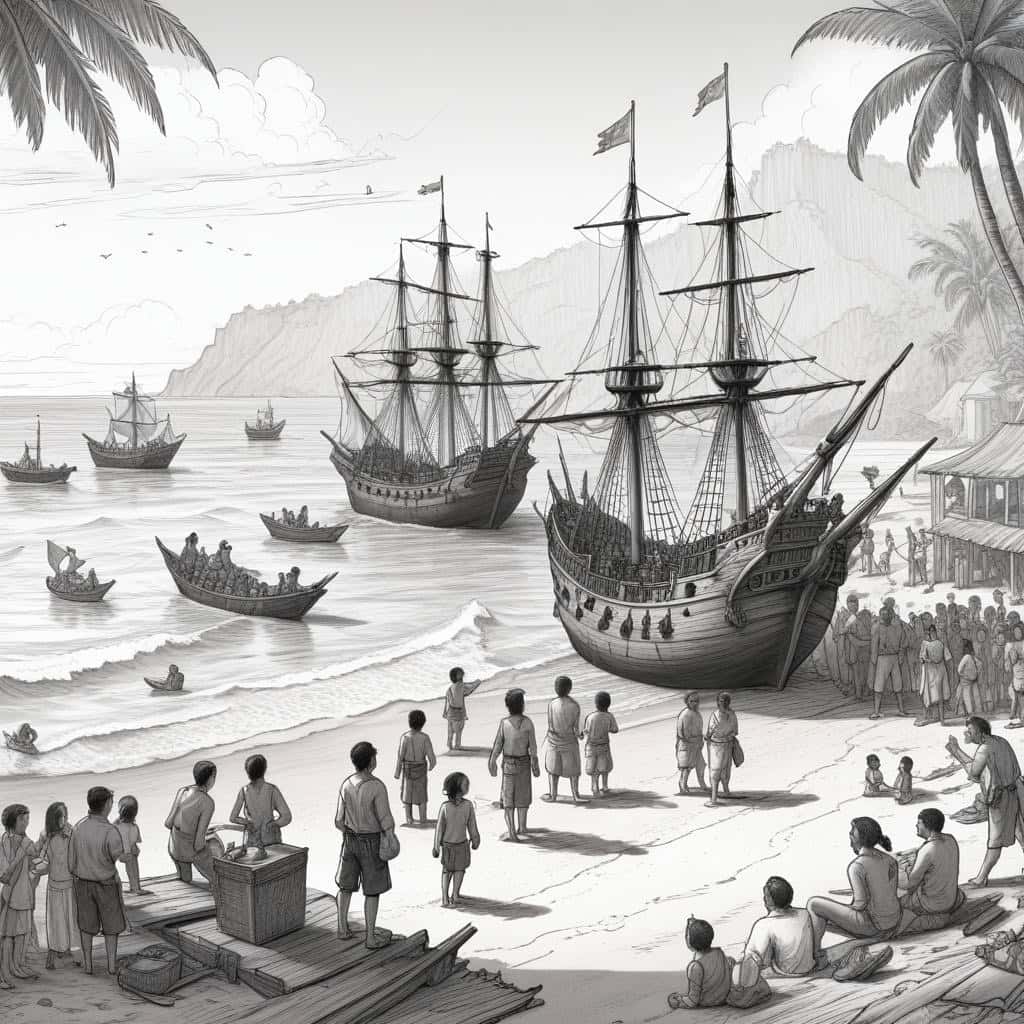 Arrival in the Philippines