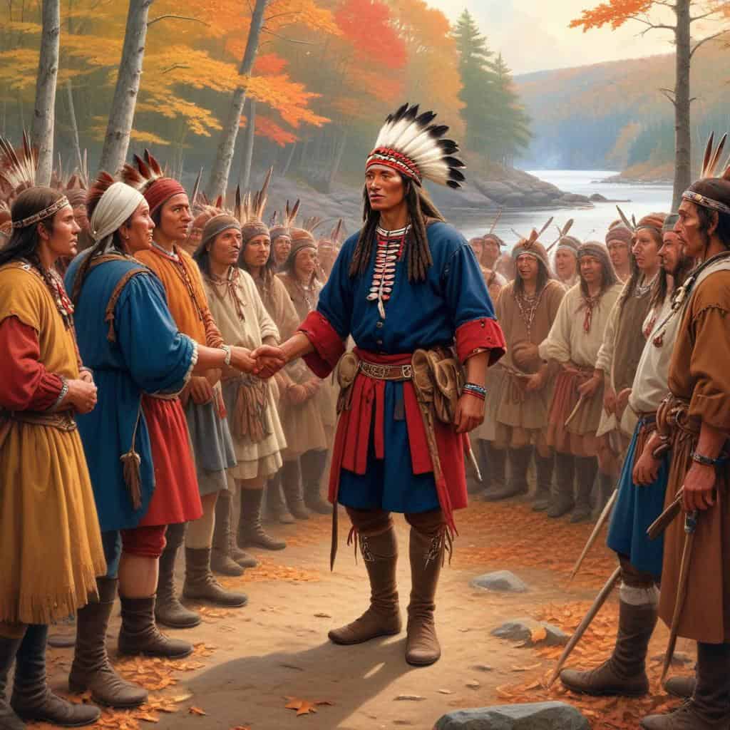 Samaset Meets the Pilgrims