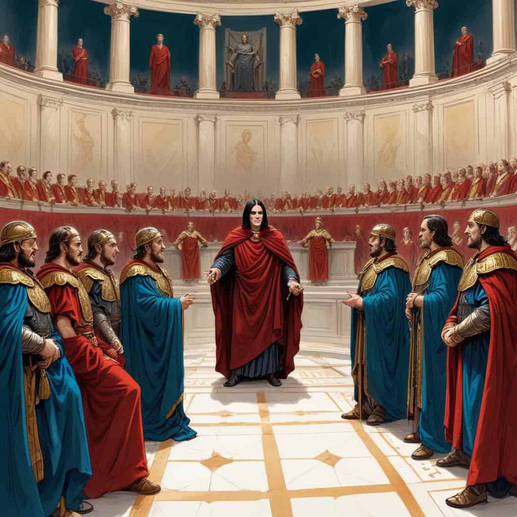 Relationship with the Roman Senate