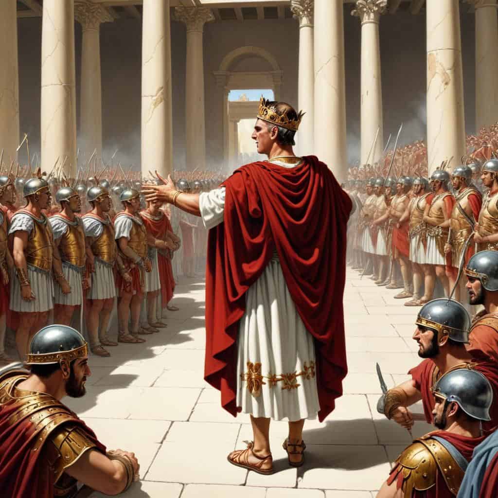 3. Proclaimed Emperor