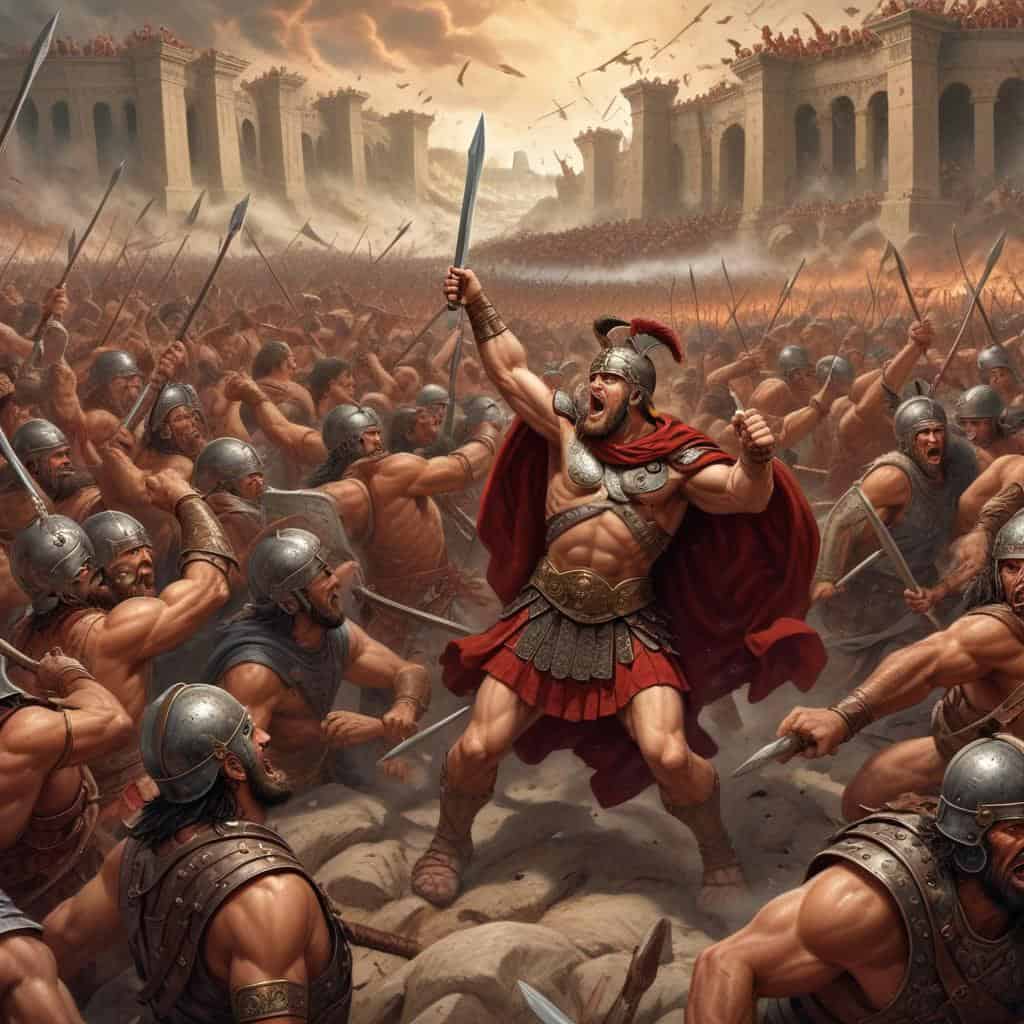 Struggles with Barbarian Invasions