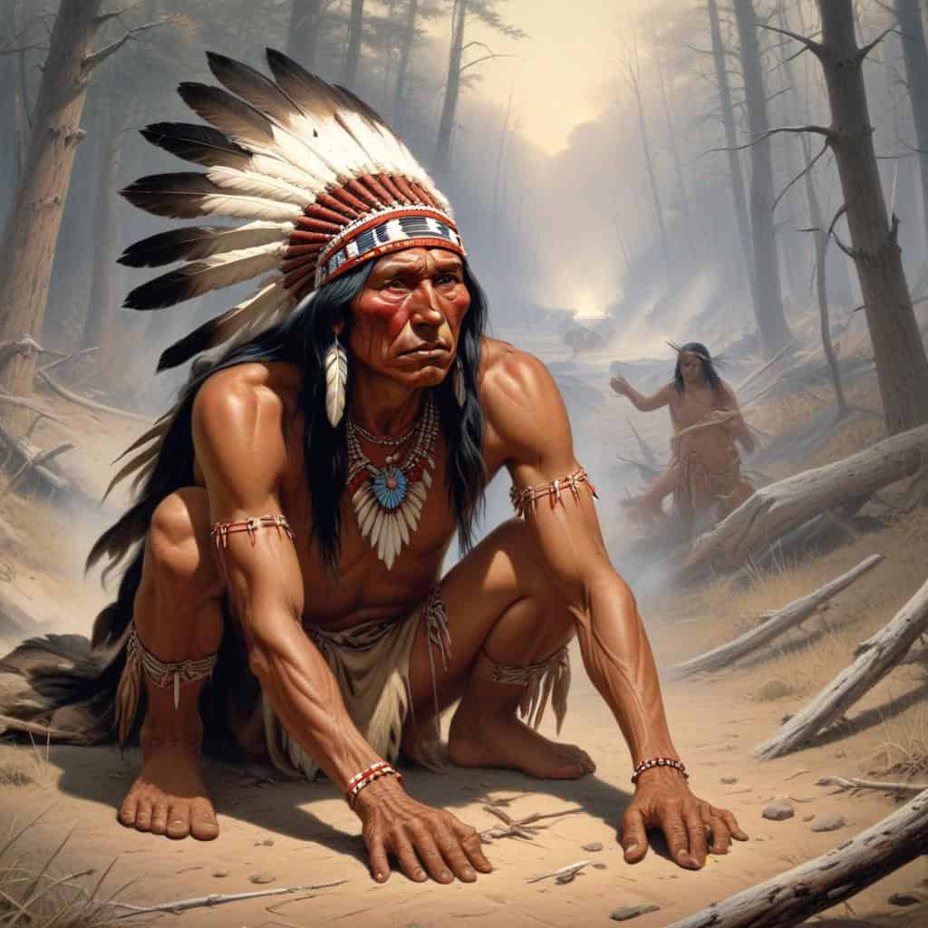 The Death of Opechancanough