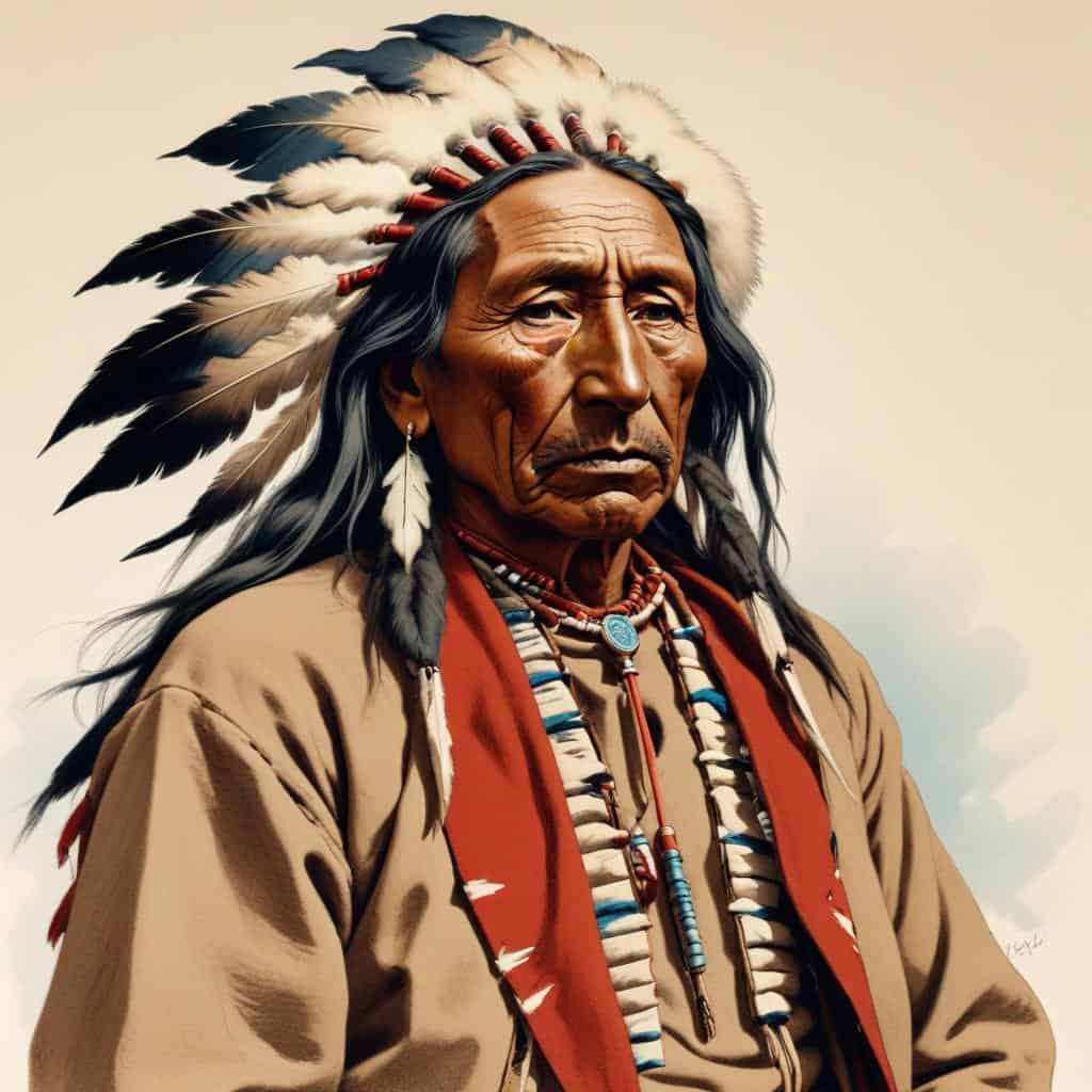 Red Clouds Early Life