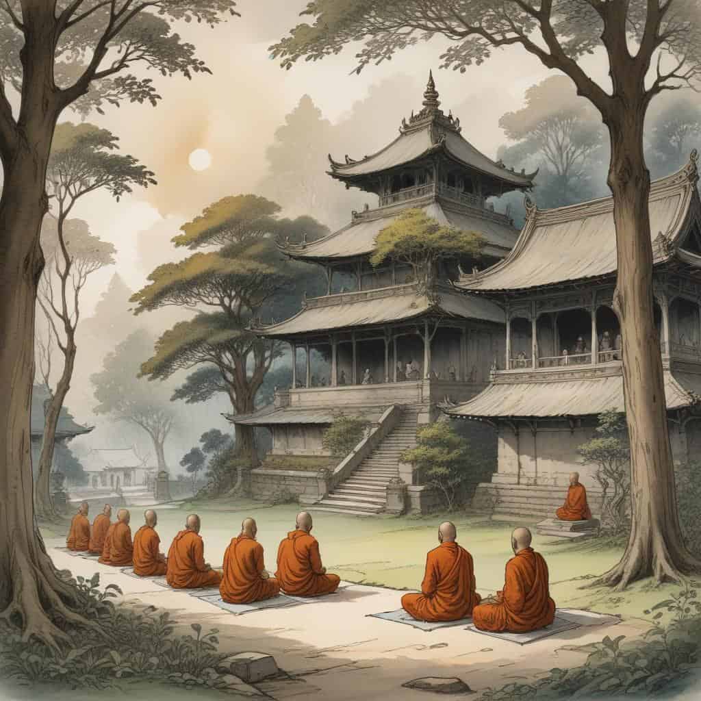 Buddhist Culture: Peaceful Monasteries and Temples