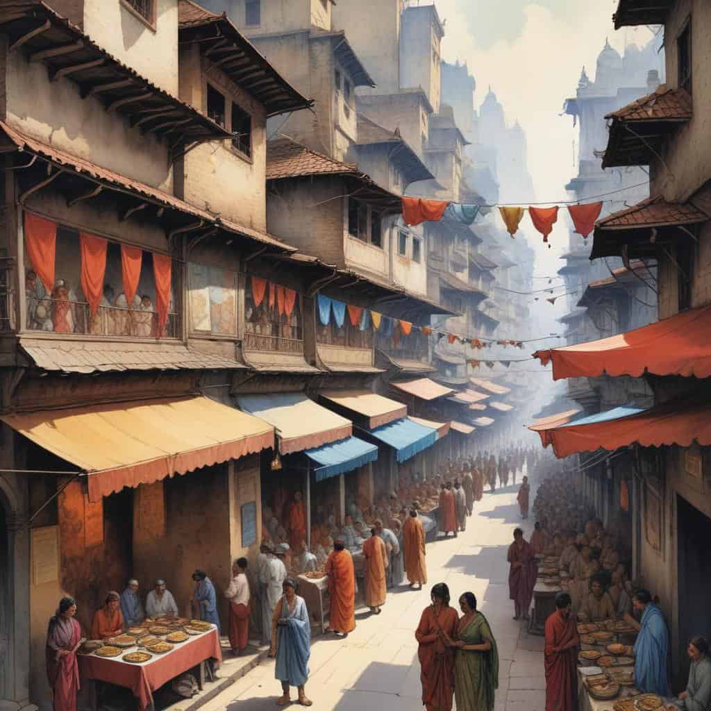 Traditional Cuisine: Mouthwatering Dal Bhat and Momos