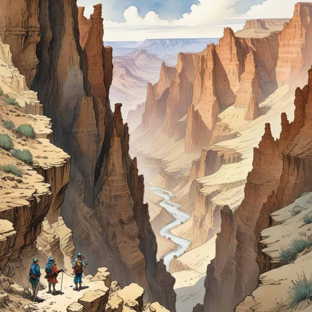2. Charyn Canyon: The Grand Canyon of Central Asia