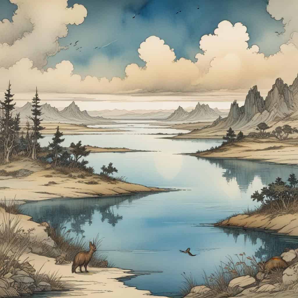 4. Lake Balkhash: A Natural Wonder