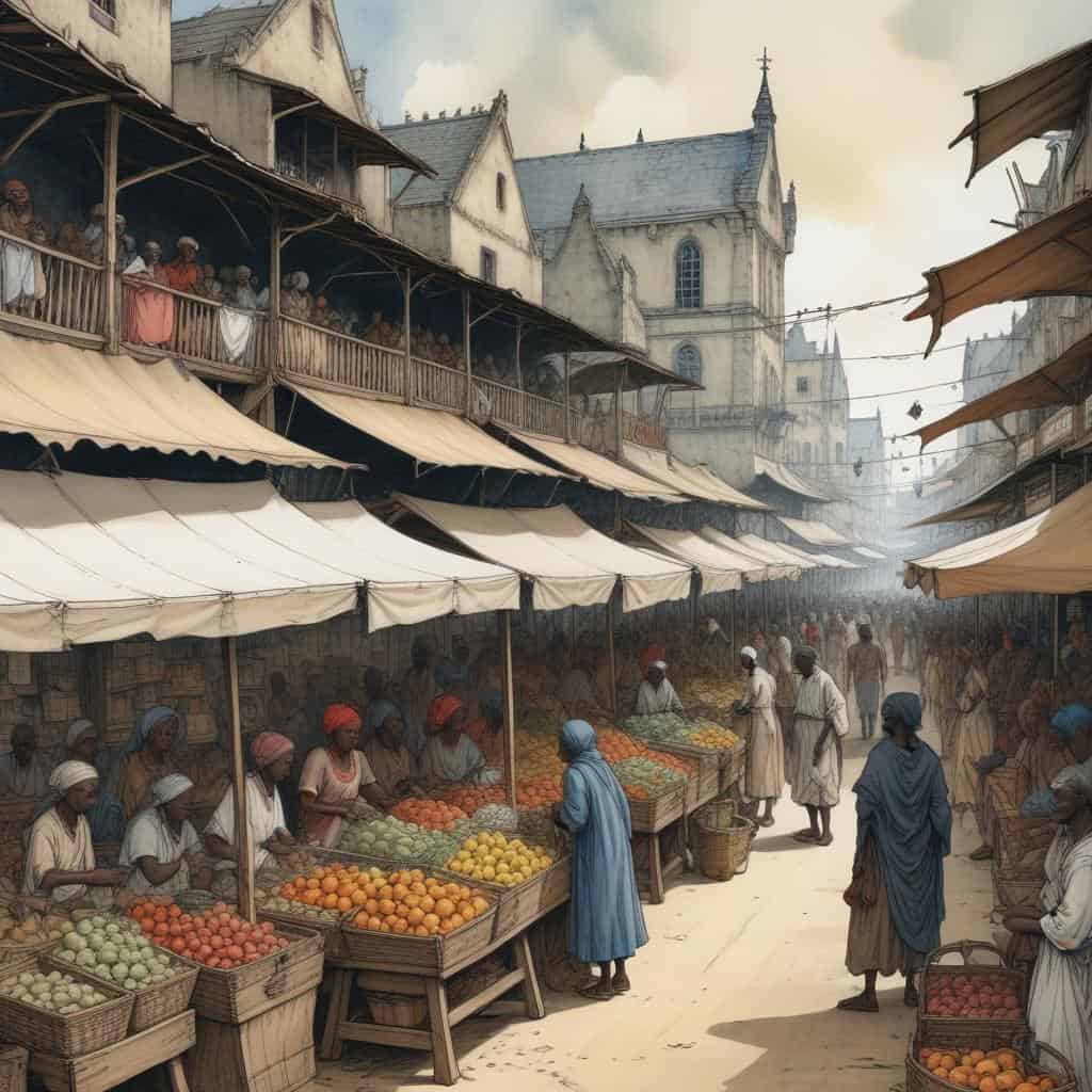 8. Shopping at the Treichville Market
