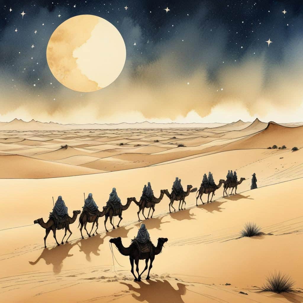 7. Trekking Through the Sahara Desert