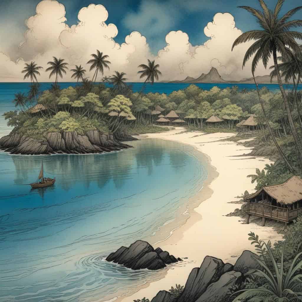 5. Relaxing on Remote Islands