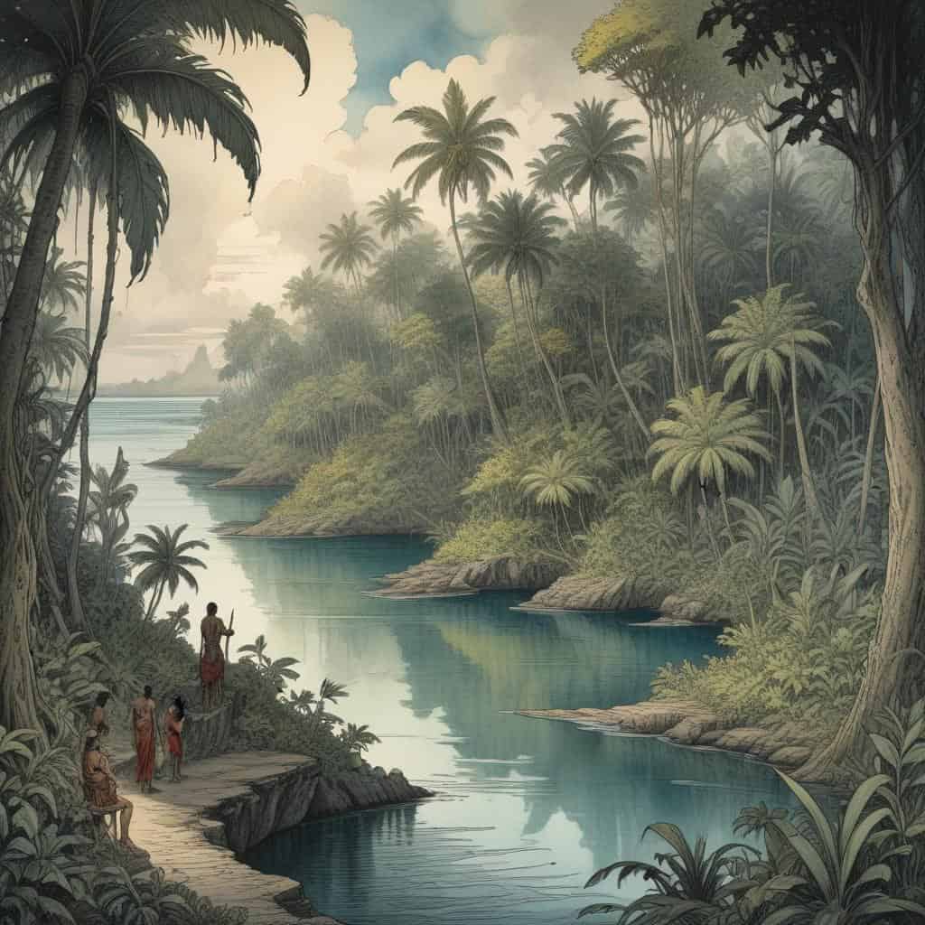 Admiring the Natural Beauty