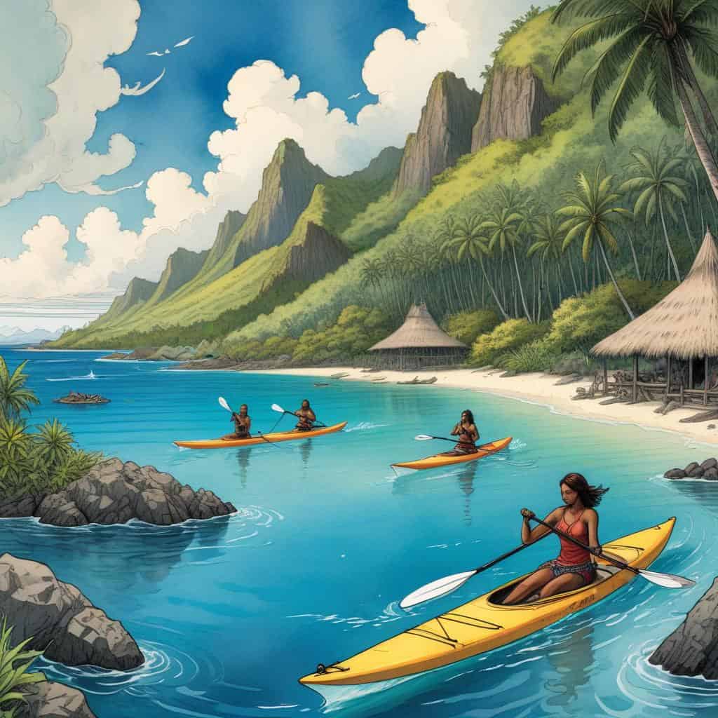 Enjoying Water Sports in Raiatea