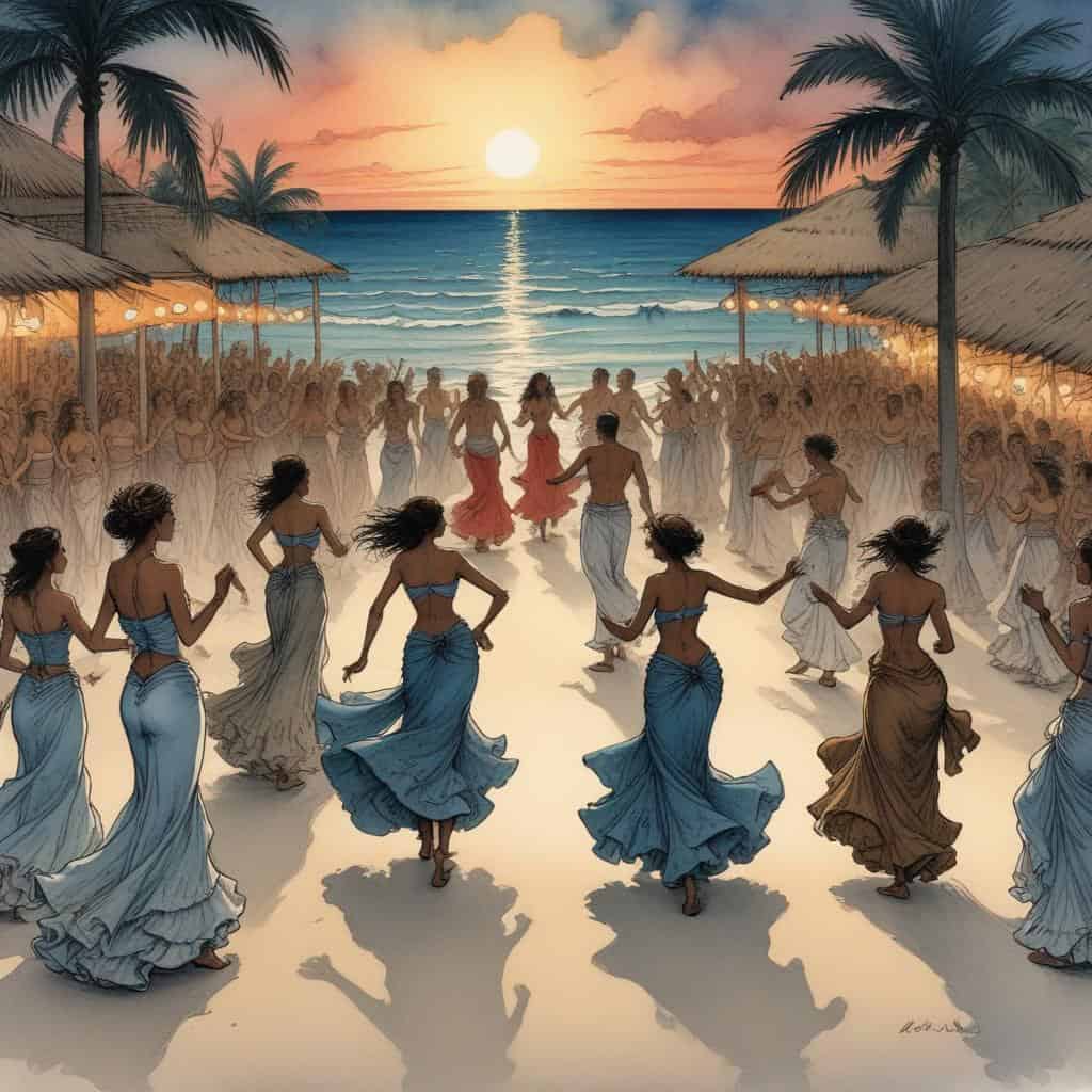 10. Dancing the Night Away in Playa del Carmen