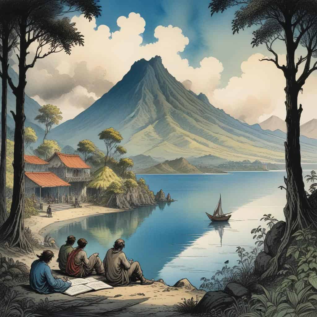 4. Relaxing by Lake Atitlan